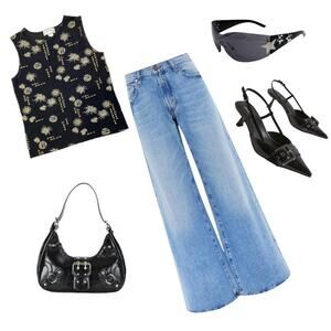 Vintage black tank top